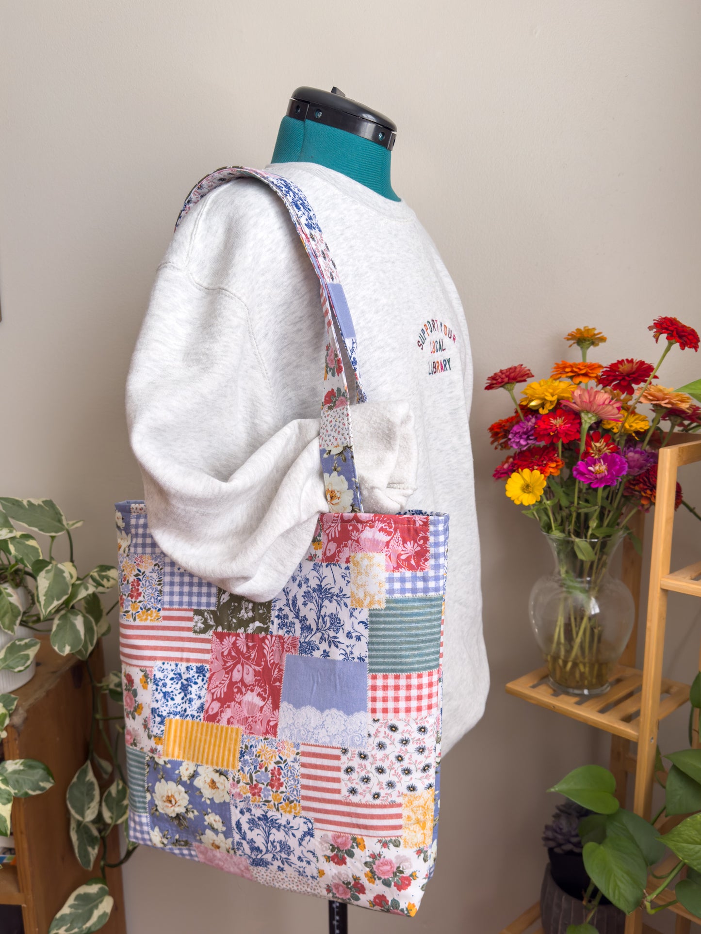 Quilted Tote Bag