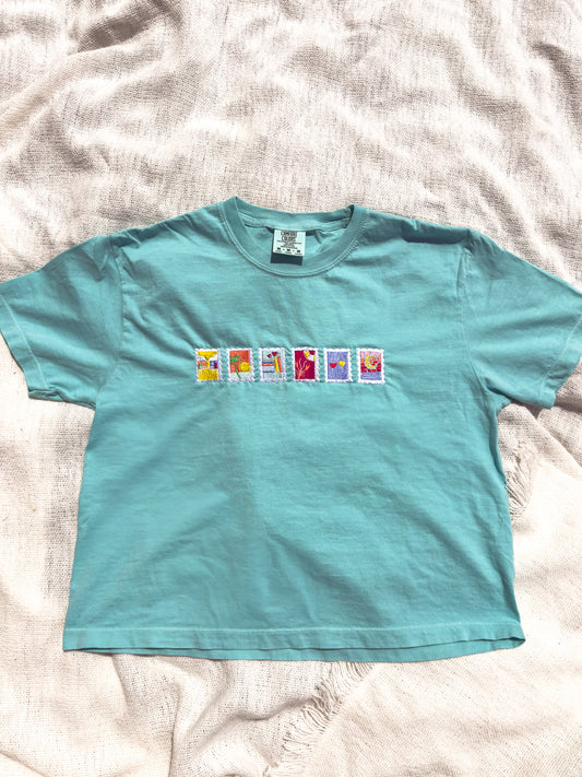 EH Stamps Embroidered Tee