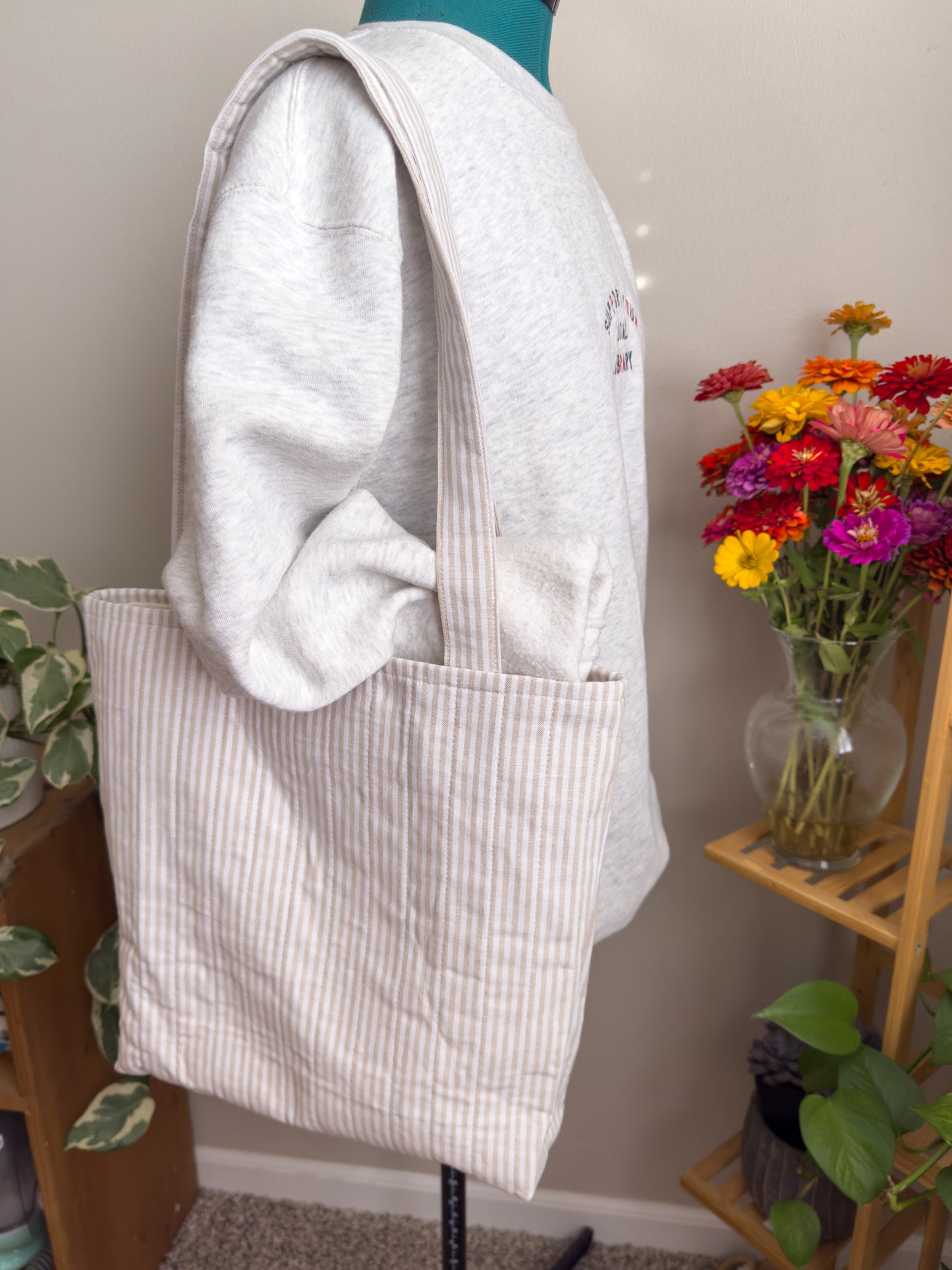 Quilted Tote Bag