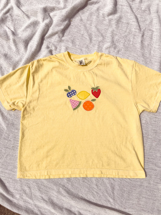 Fruity Embroidered Tee