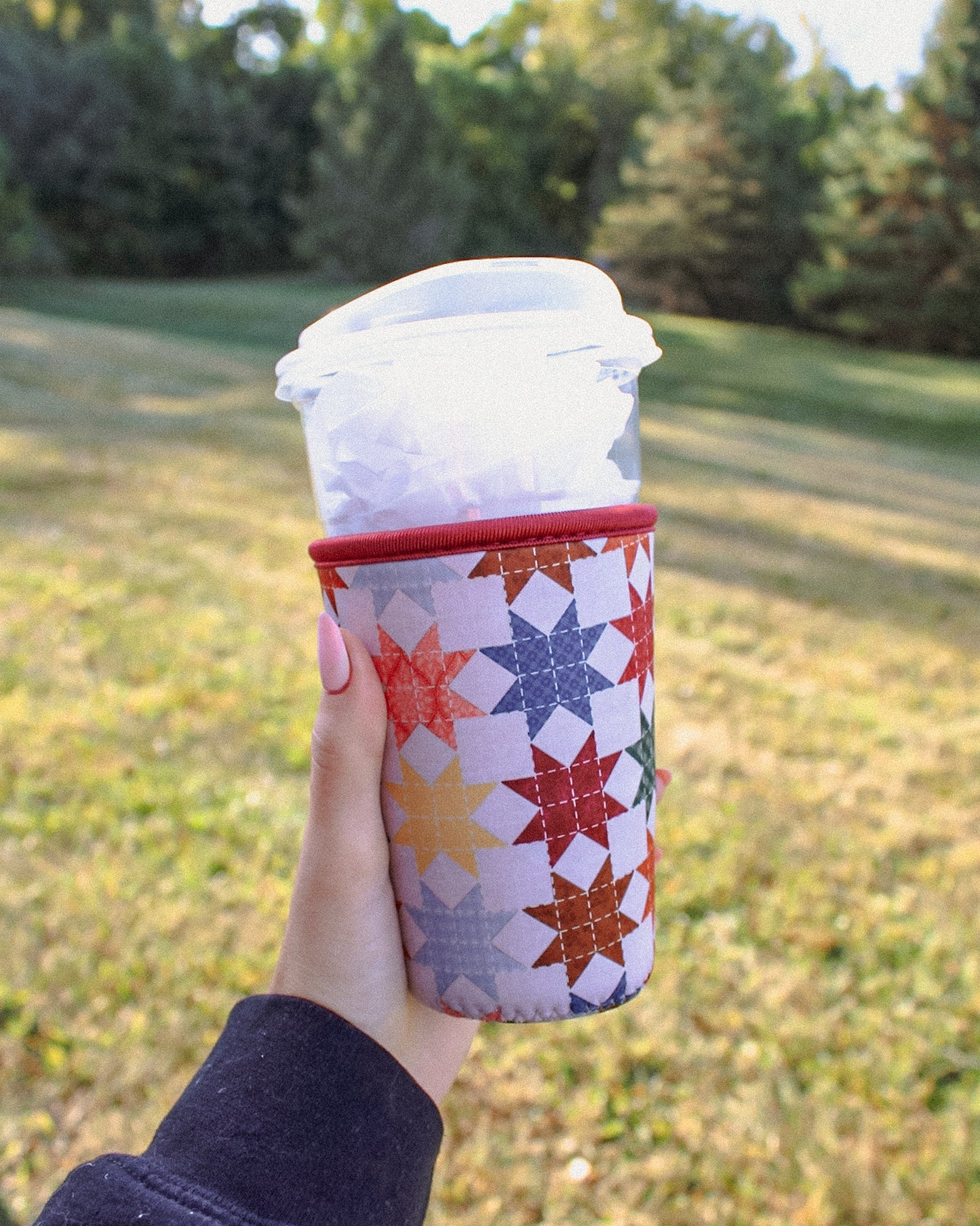 Quilted Stars Drink Sleeve