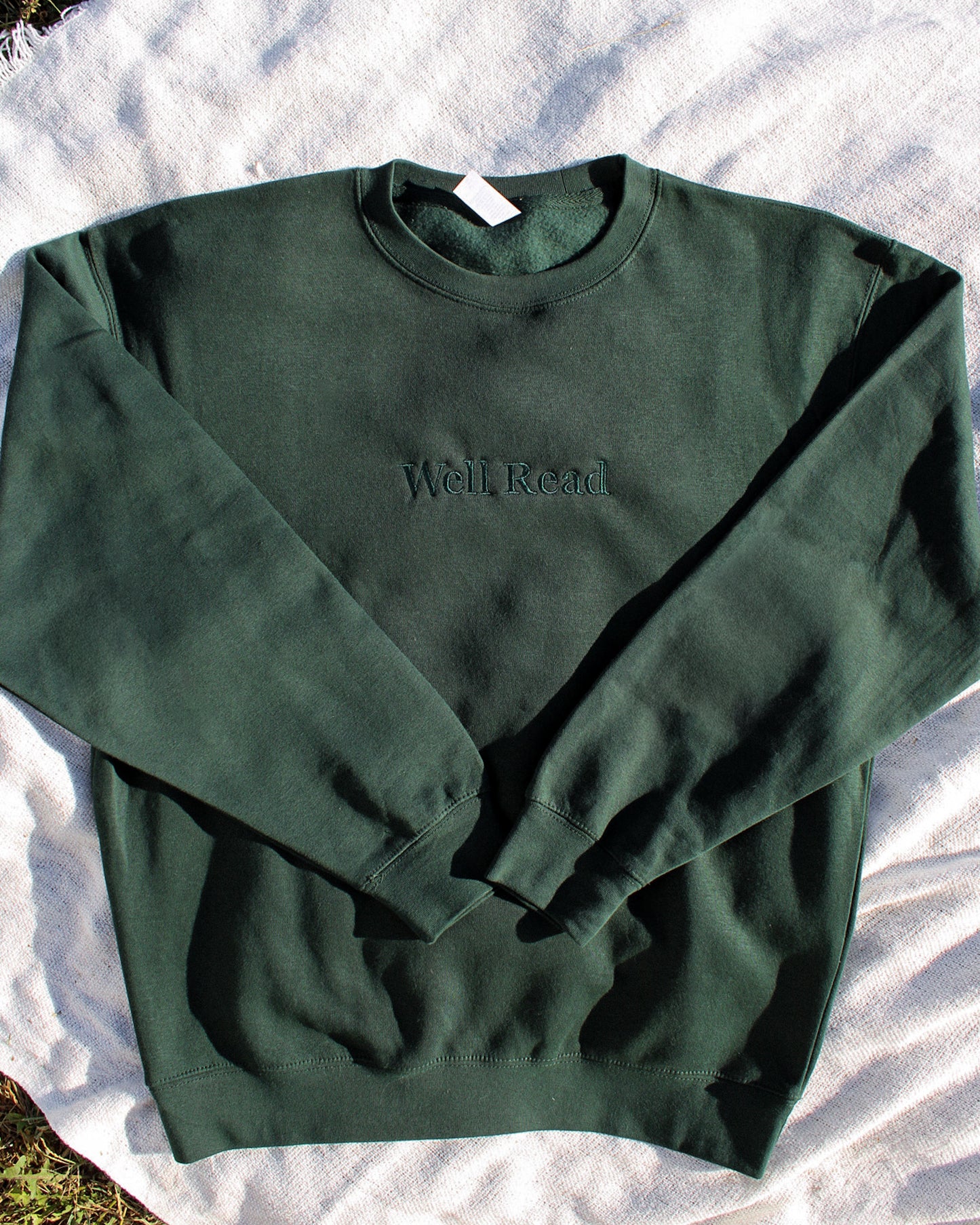 Well Read Embroidered Crewneck
