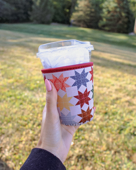 Quilted Stars Drink Sleeve