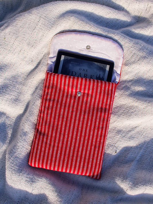 Book Lover Embroidered E-Reader Sleeve