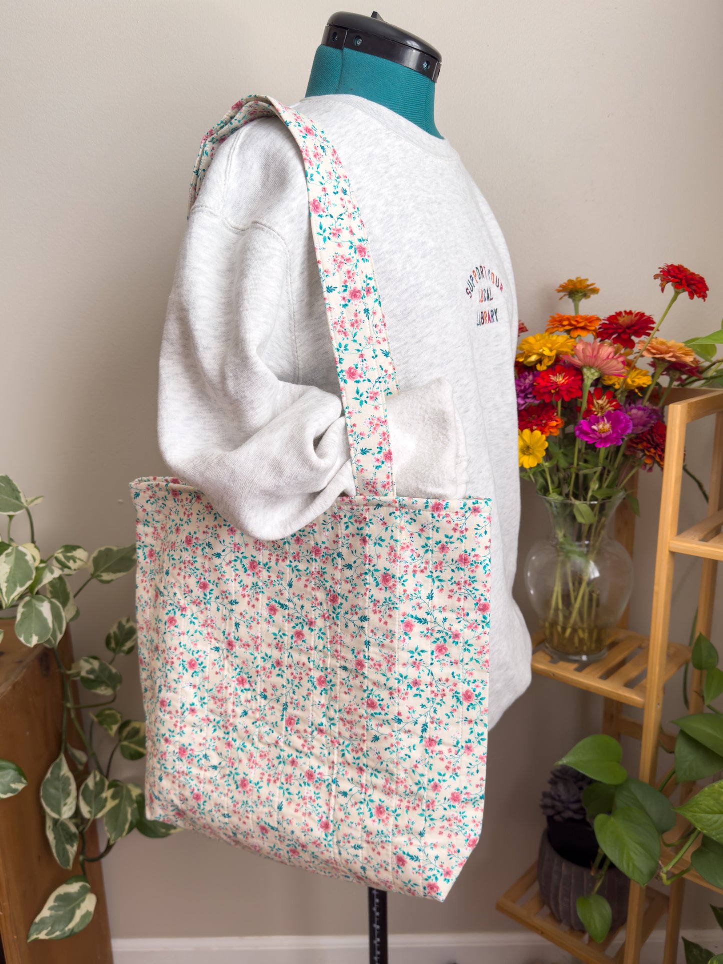 Quilted Tote Bag