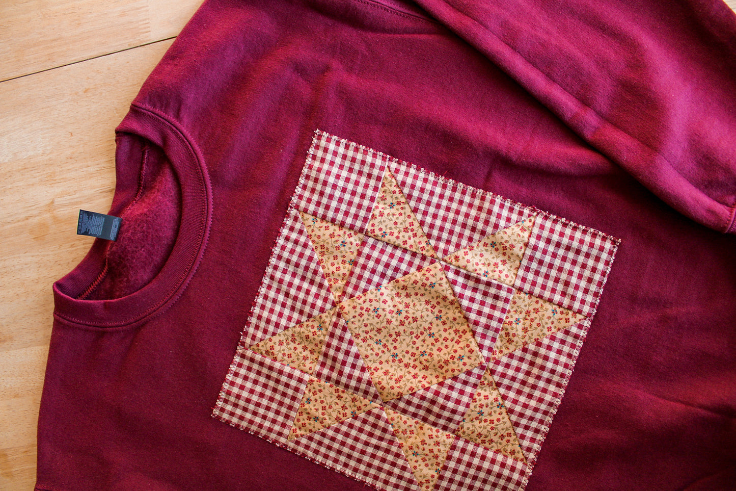 Quilted Star Crewneck