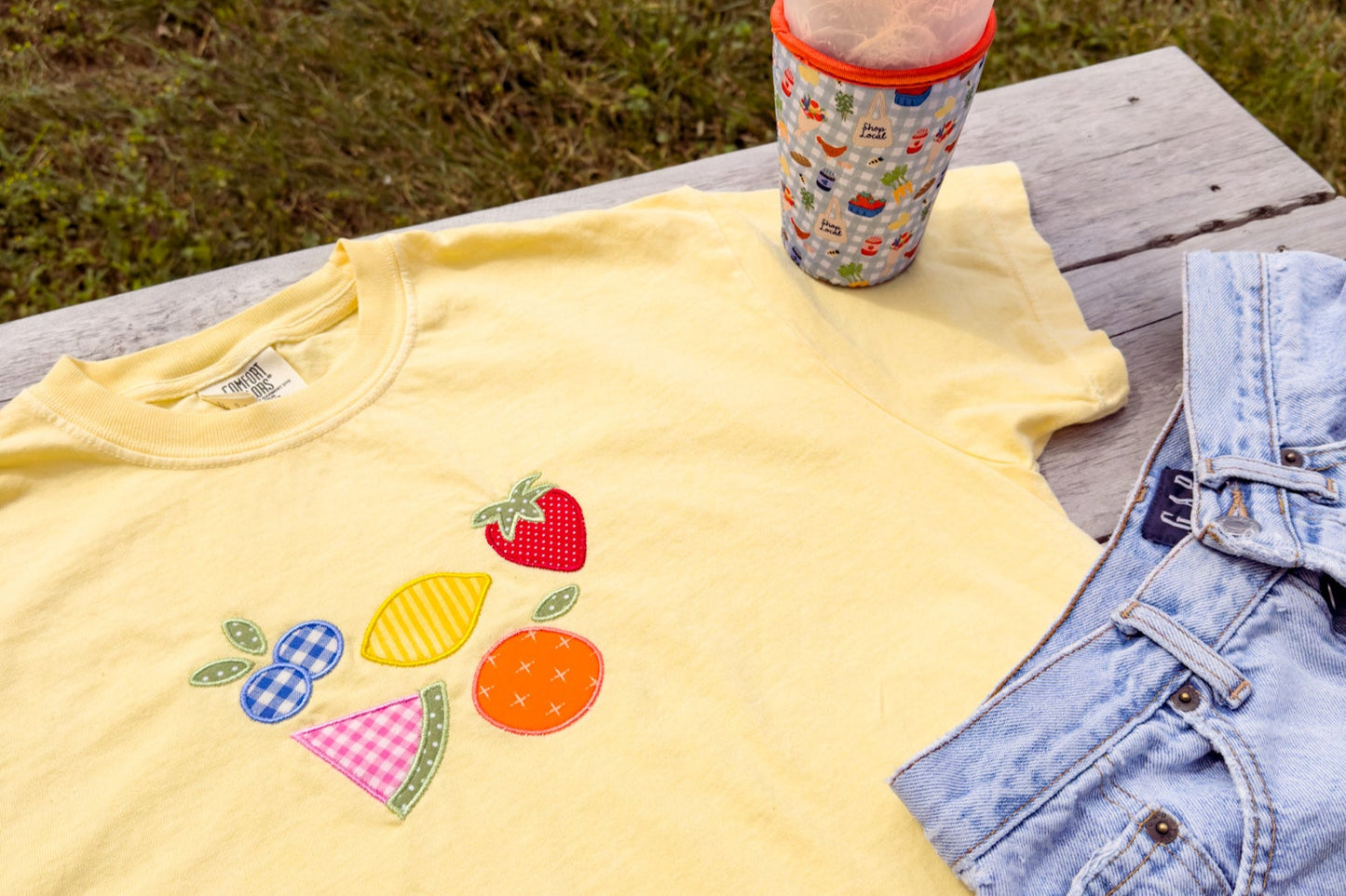 Fruity Embroidered Tee