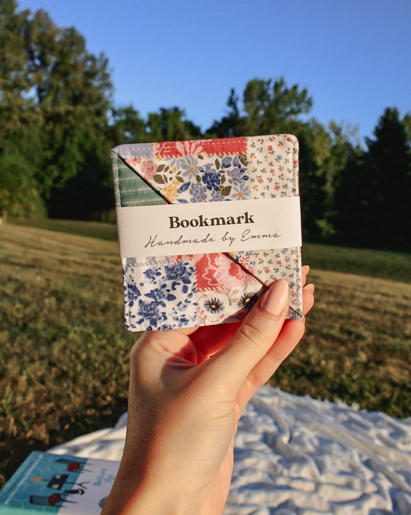 Patchwork Fabric Bookmark