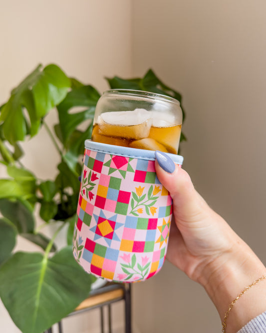 Spring Quilt Drink Sleeve