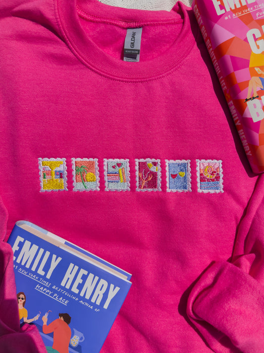 EH Stamps Embroidered Sweatshirt