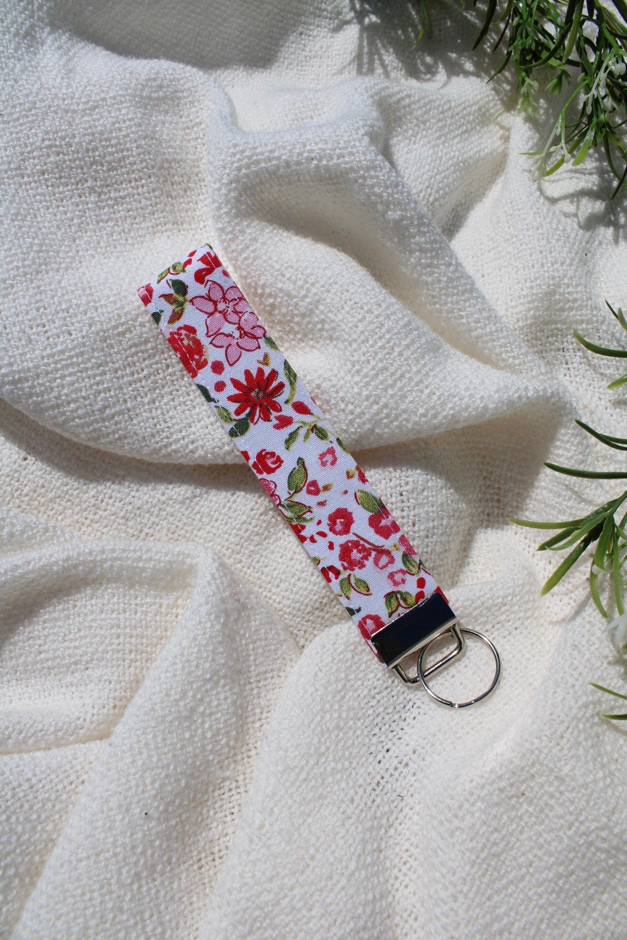 Key Fob - Pinks and Neutrals