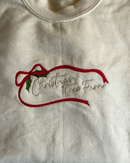 Christmas Tree Farm Crewneck Prototype