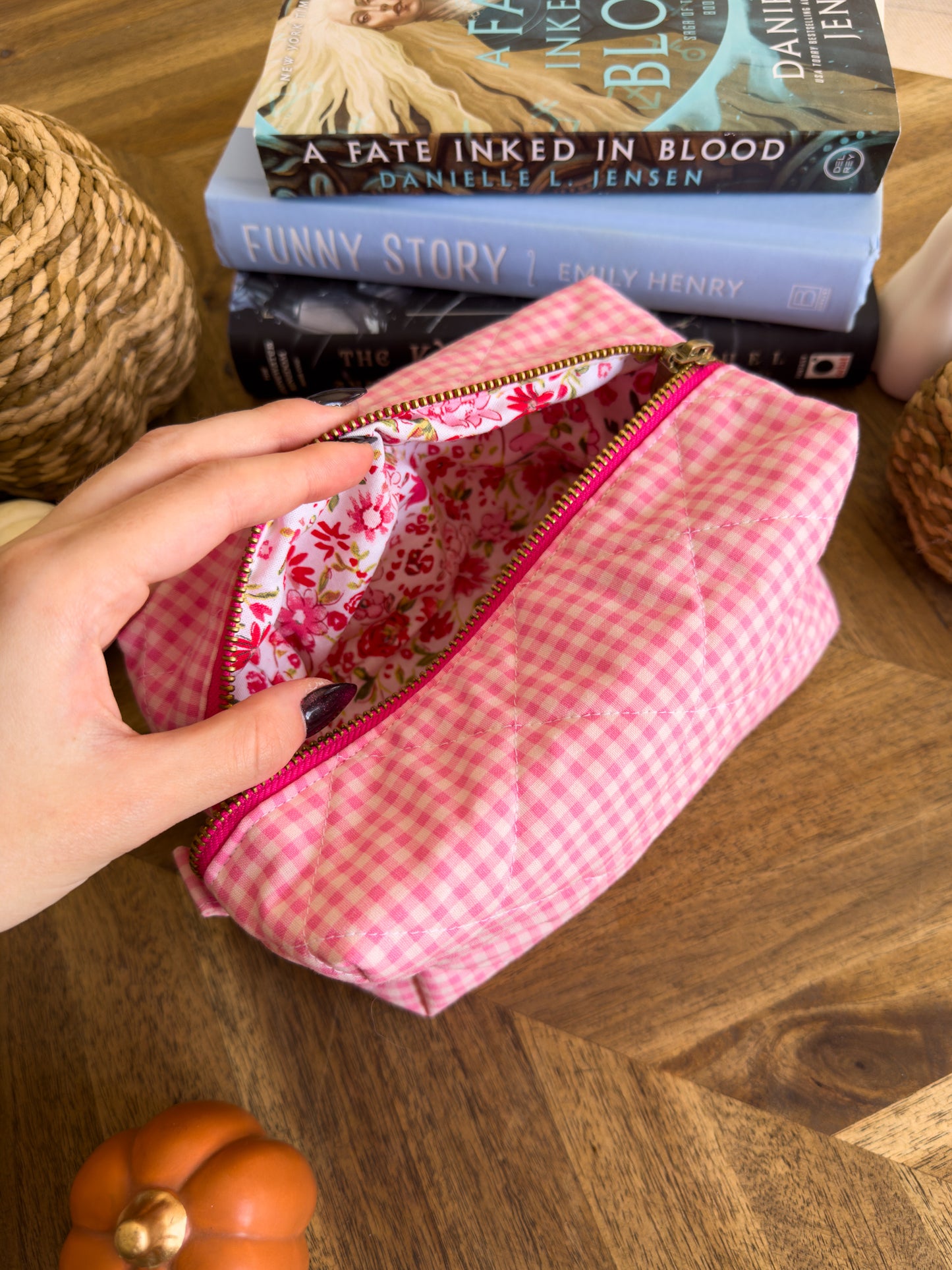 Boxy Quilted Pouch