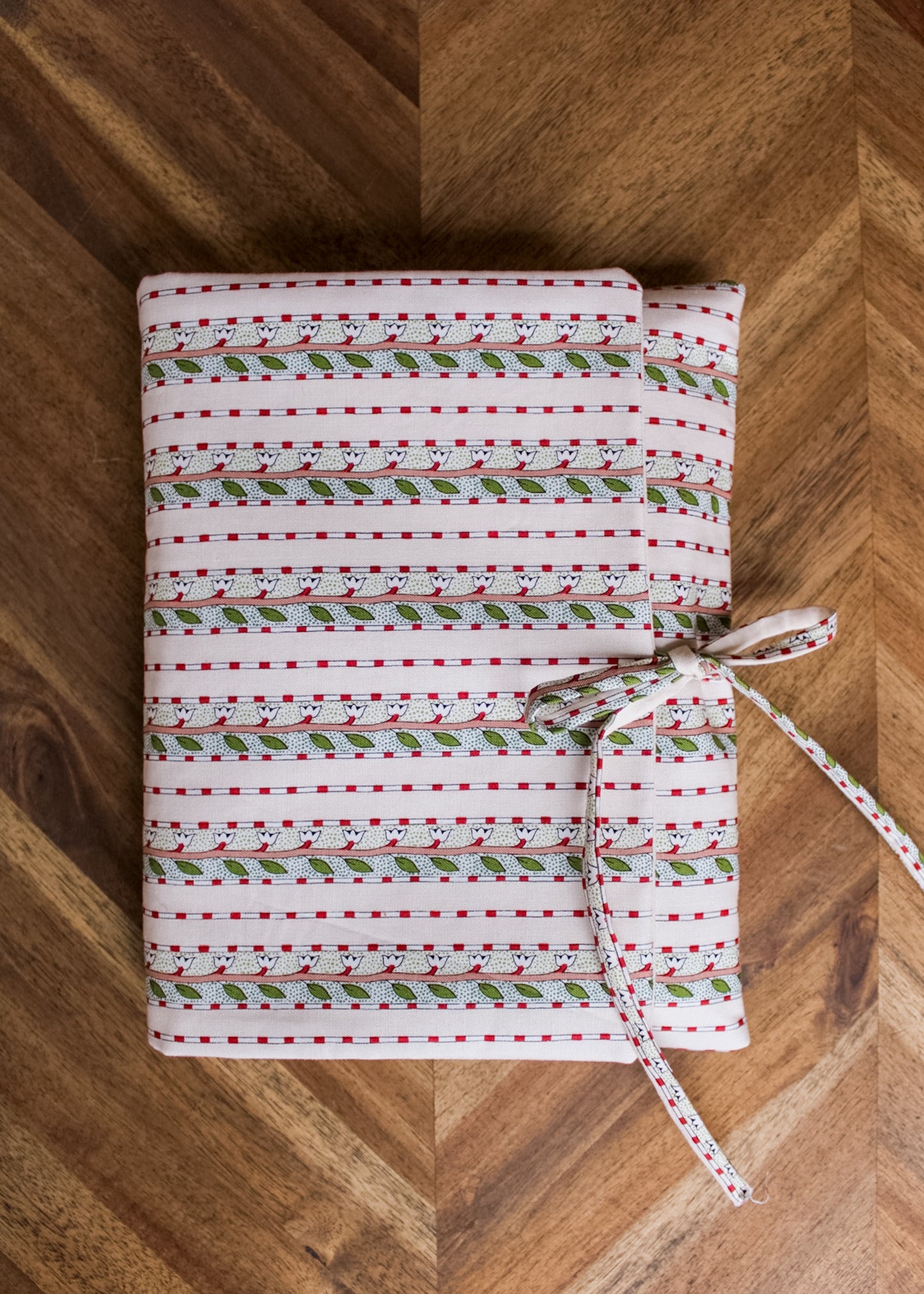 Book Sleeve - Floral Stripes