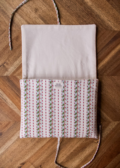 Book Sleeve - Floral Stripes