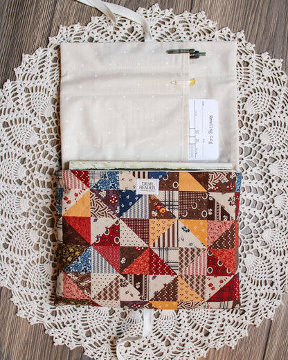 NEW Book Sleeve - Vintage Patchwork