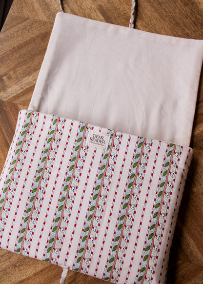 Book Sleeve - Floral Stripes