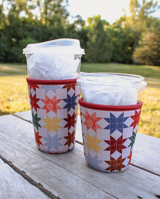 Quilted Stars Drink Sleeve