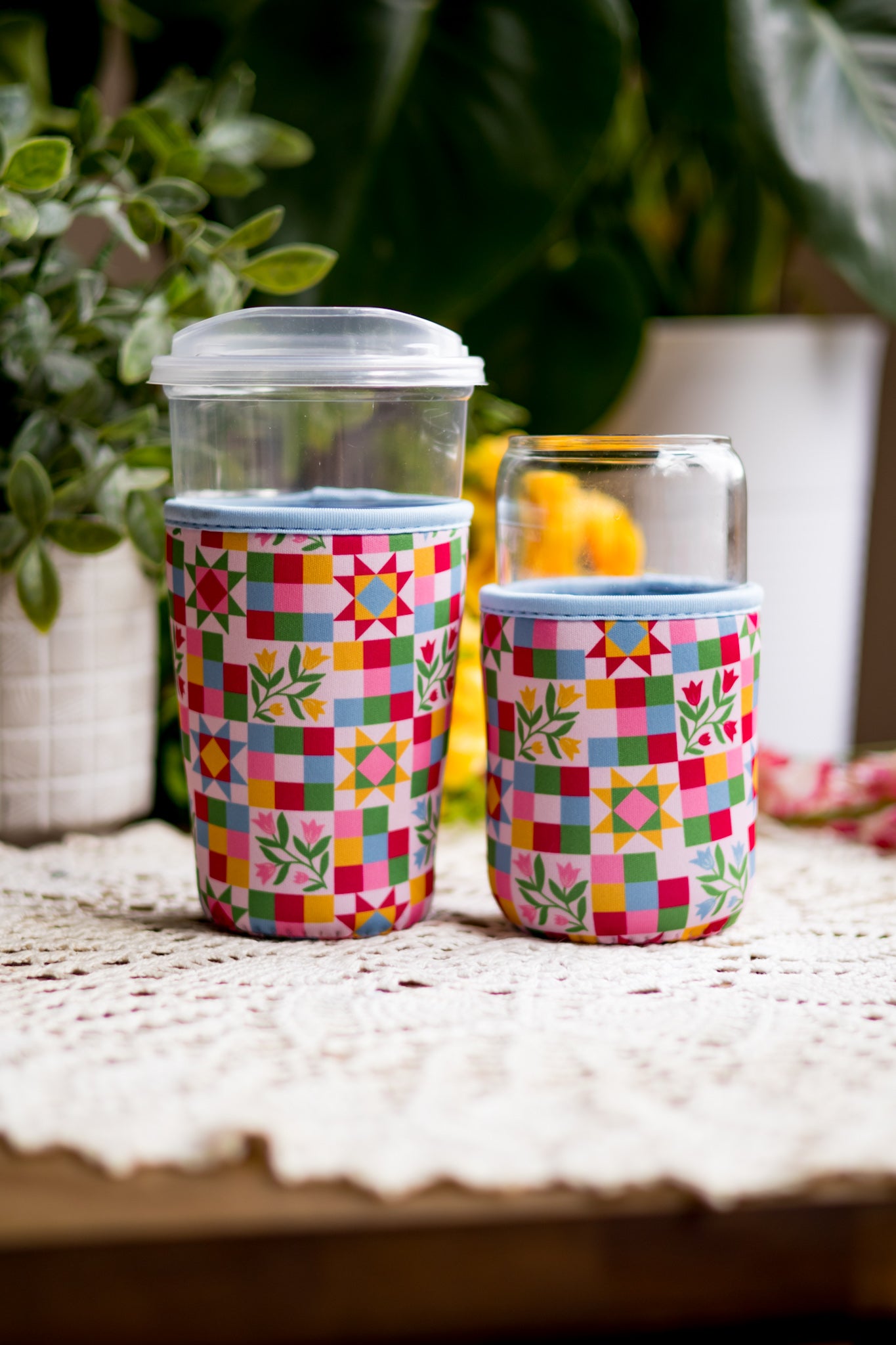 Spring Quilt Drink Sleeve