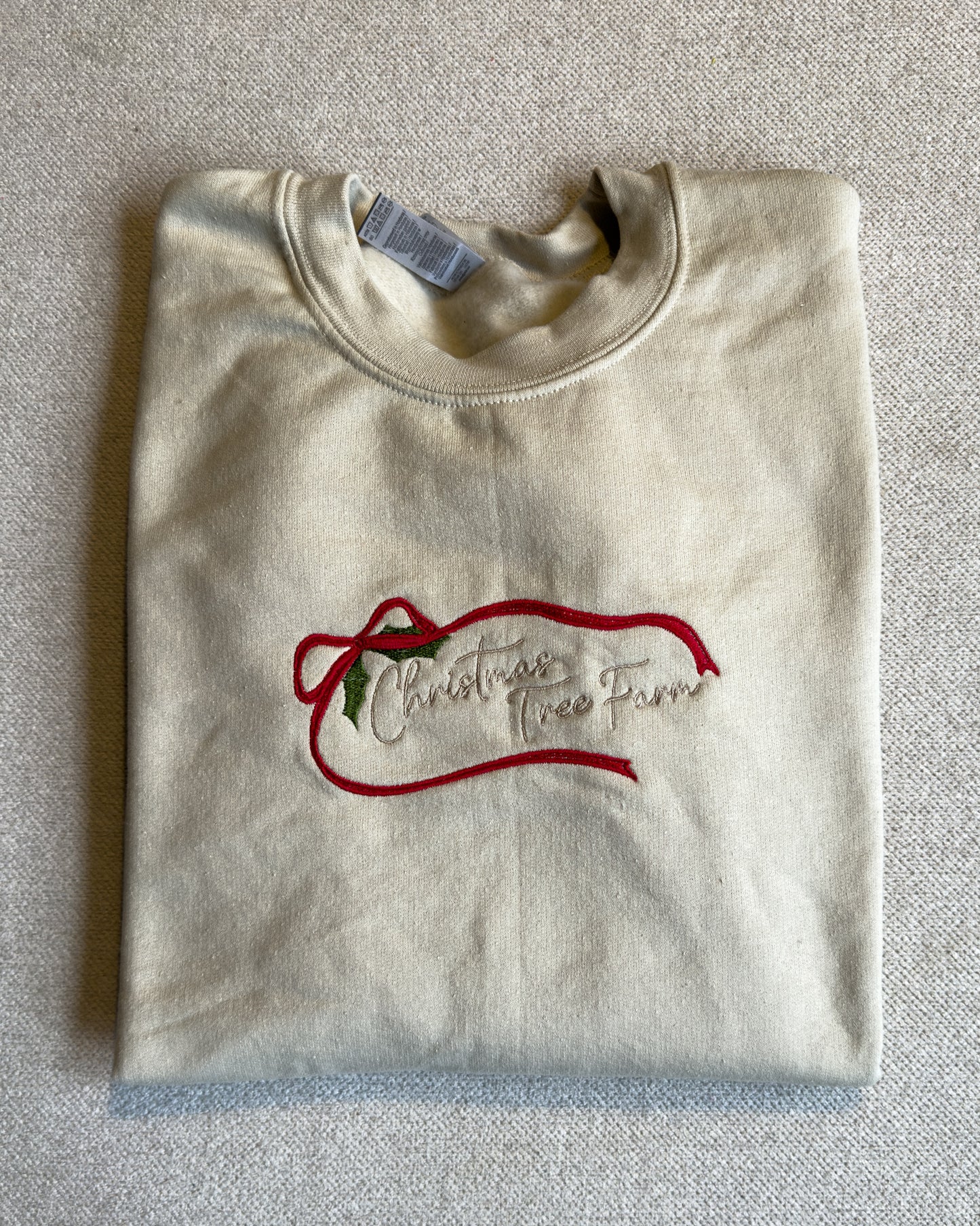 Christmas Tree Farm Crewneck Prototype