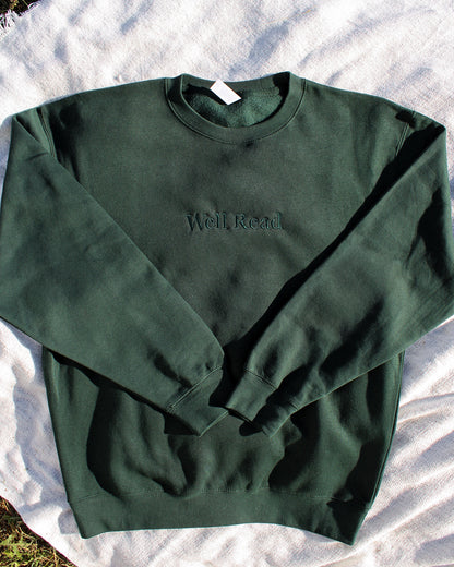 Well Read Embroidered Crewneck