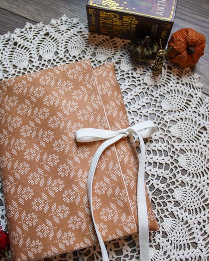 NEW Book Sleeve - Stitched Floral