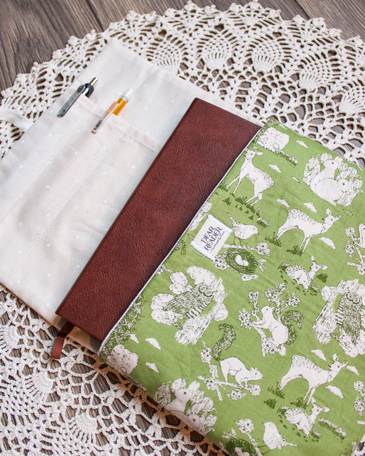 NEW Book Sleeve - Forest Friends