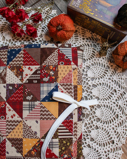 NEW Book Sleeve - Vintage Patchwork