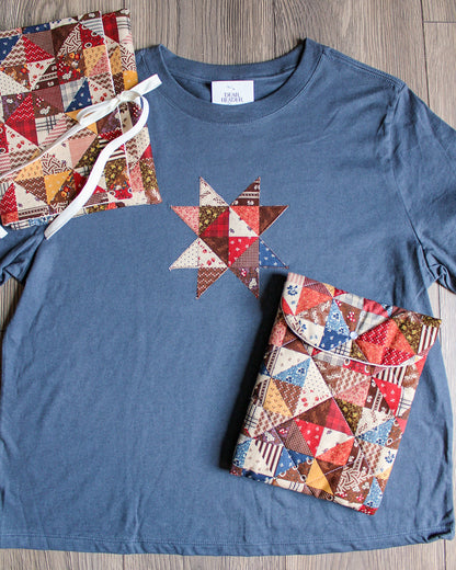 Quilted Star Boxy Tee