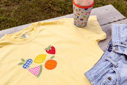 Fruity Embroidered Tee