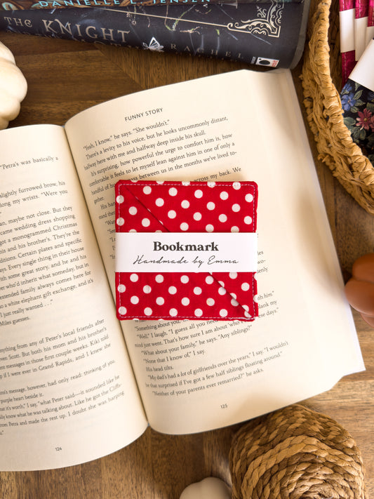 Page Corner Fabric Bookmark - Fall/Winter