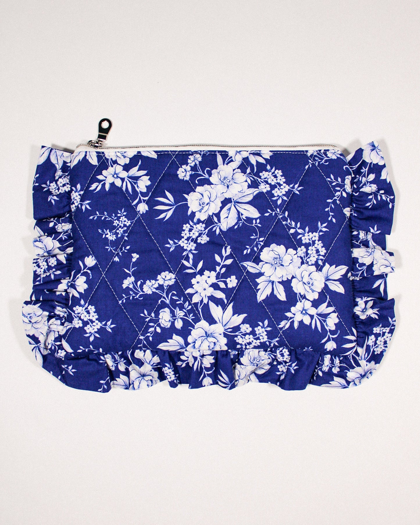 Ruffle Quilted Pouch