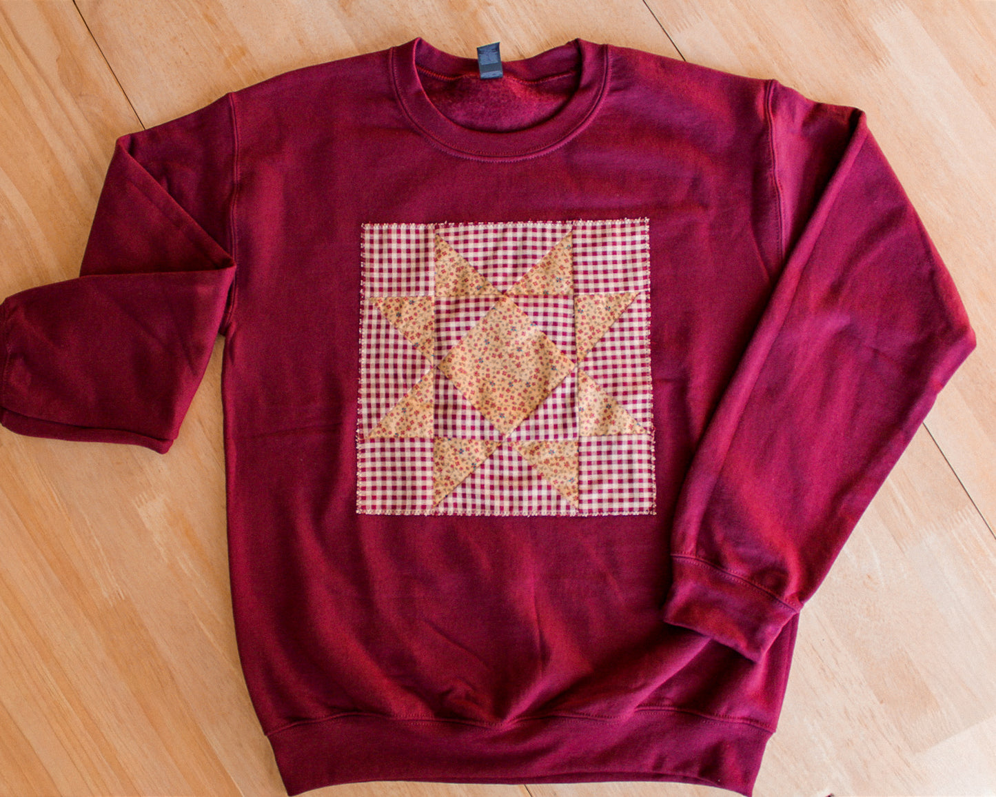 Quilted Star Crewneck